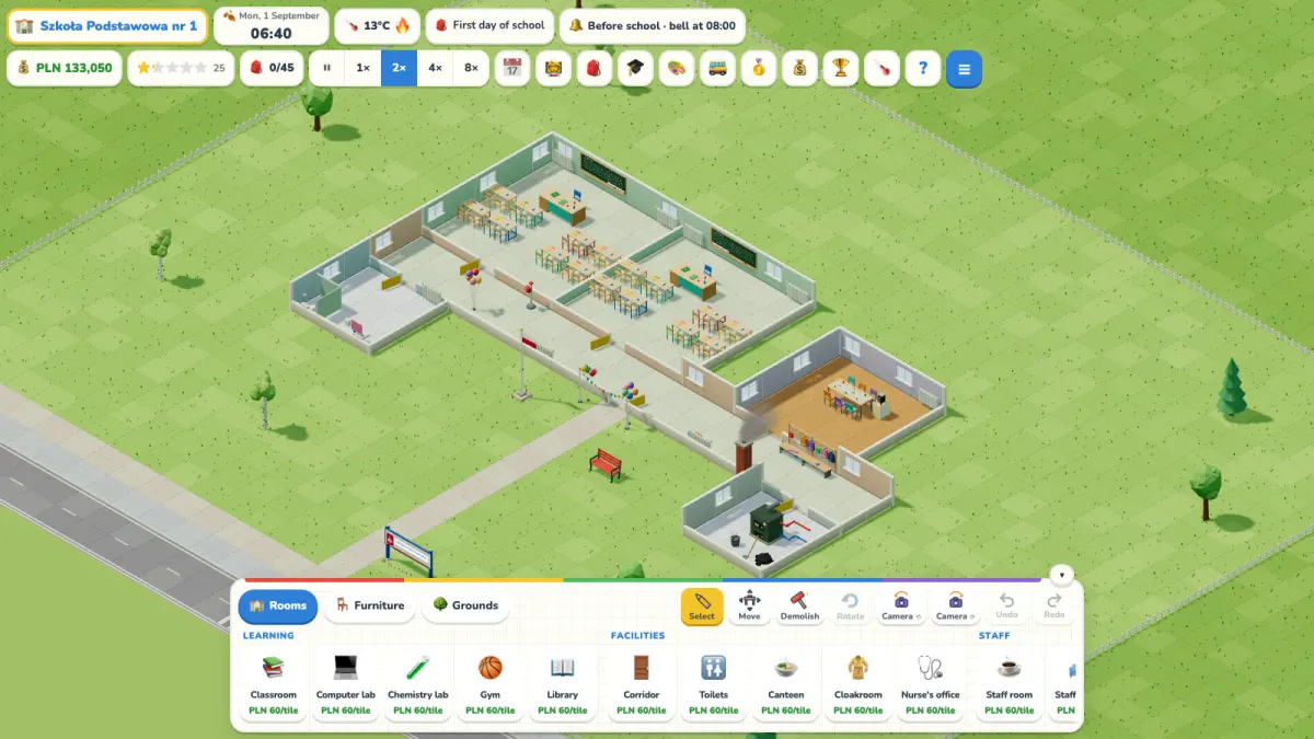 My School — in-game screenshot