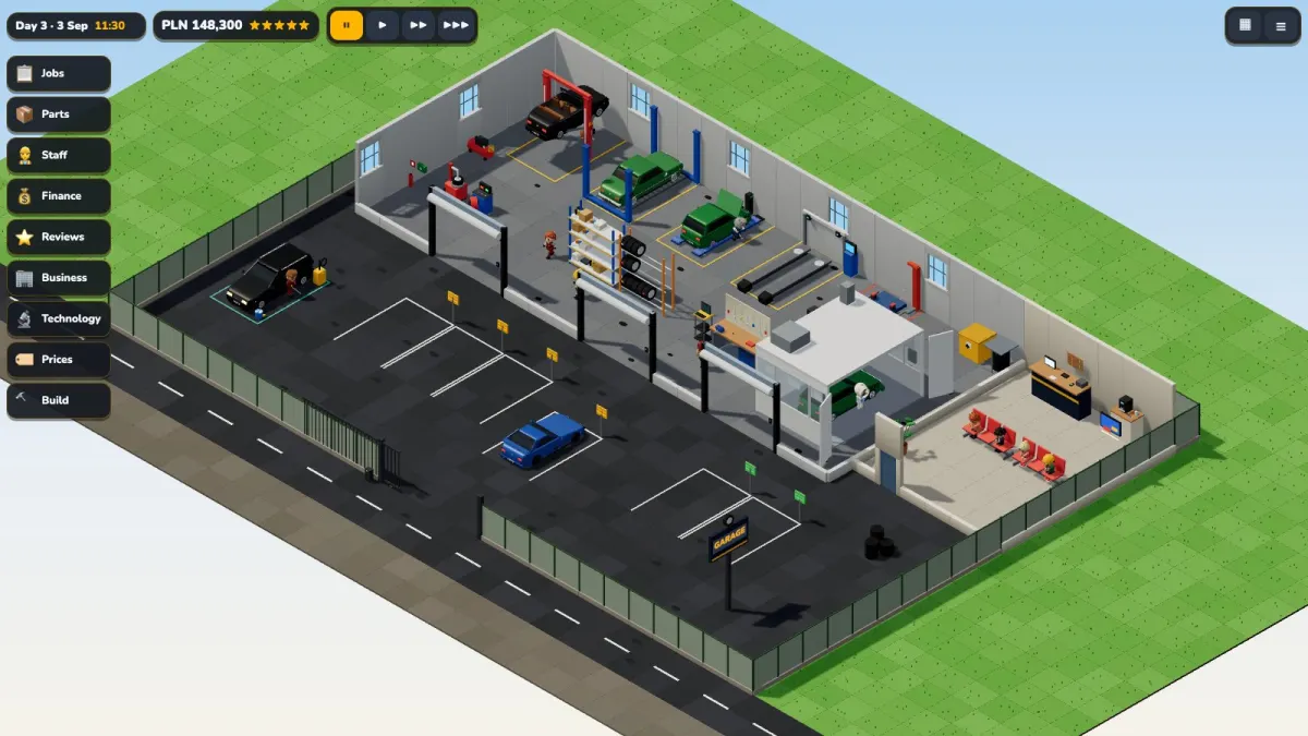 My Garage — in-game screenshot